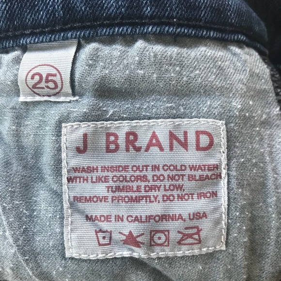 J Brand “THE DEAL” Jeans Size 25 - Zipper Detail - Picture 8 of 8